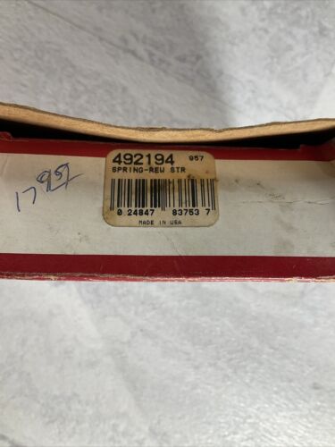 NOS OEM Genuine Briggs & Stratton Recoil Spring 492194 (6930386124983)